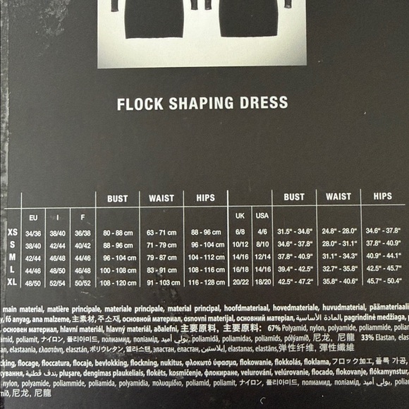 Mugler X Wolford  Limited Edition NWT Flock Shaping Dress - Black size XS & M - Picture 13 of 13